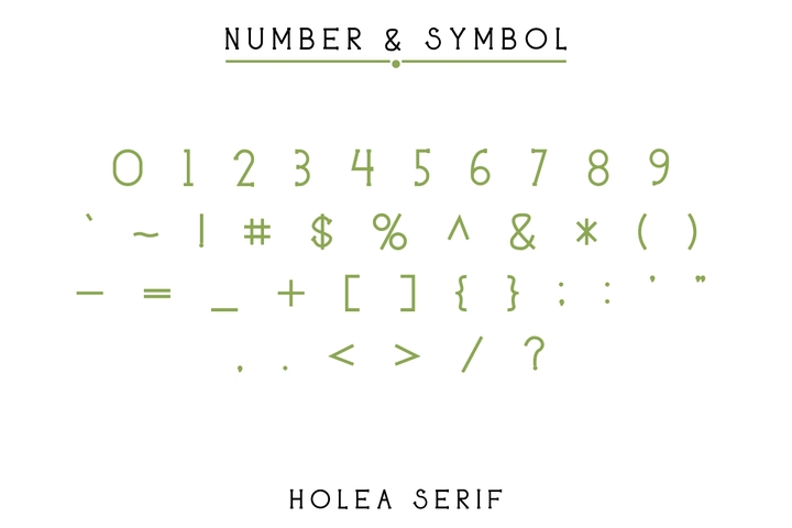 Holea Script Font preview